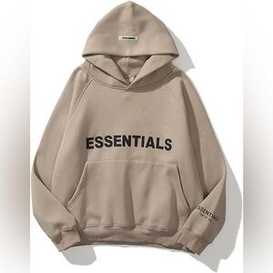 Fear of God Essentials Cream Hoodie